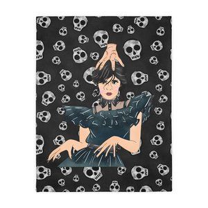 Wednesday Addams Blanket